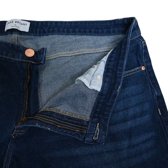 Lane Bryant Womens 24 Plus Signature Fit Slim Straight Ankle Jean - Picture 8 of 12